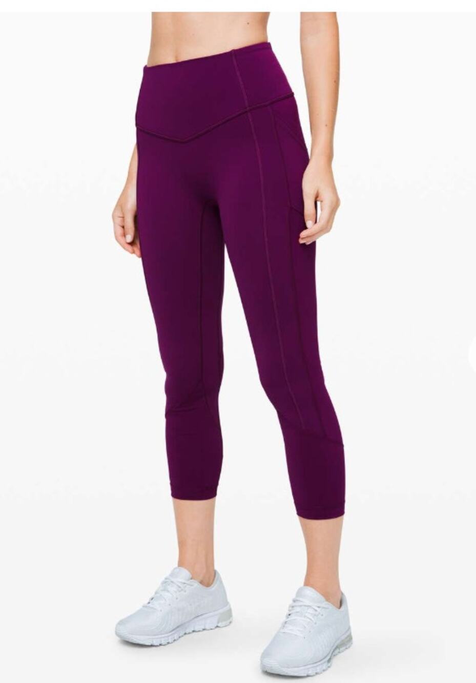 Lululemon All The Right Places Crop II *23" Marvel Women's 4